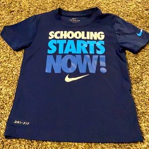 Nike boys shirt size 5 blue